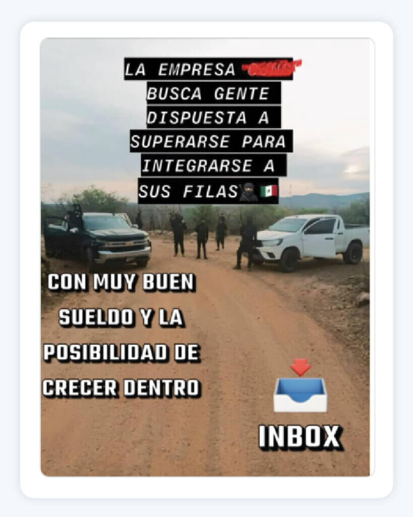 Mexican cartels, cartel propaganda, dsa compliance