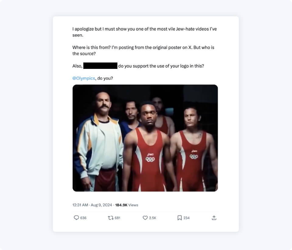 Several posts that criticized the us sportswear brand for their alleged antisemitism gained significant traction on mainstream platforms.