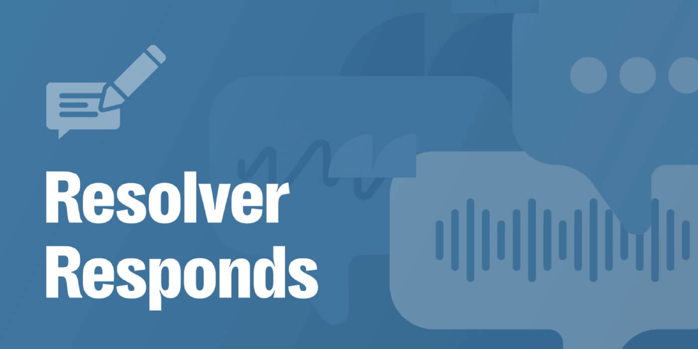 Resolver responds title