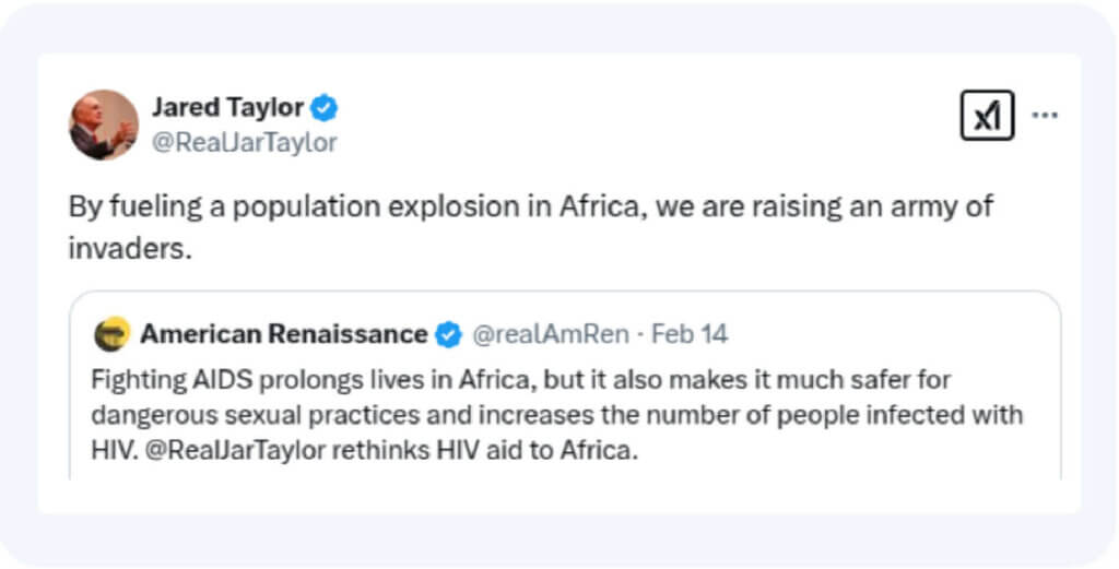 Hate speech, moderation, scientific racism,  race realism, incel