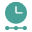 Icon representing single timeline