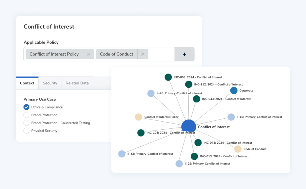 Policy tracking software and trend analysis screenshot