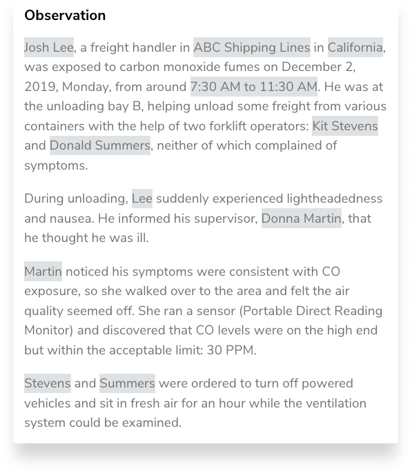  Receive incident reports