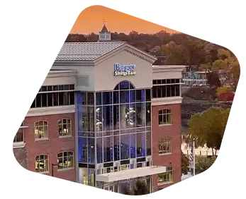 Bangor Savings Bank building as part of a Resolver case study on the financial institution's ERM software solutions